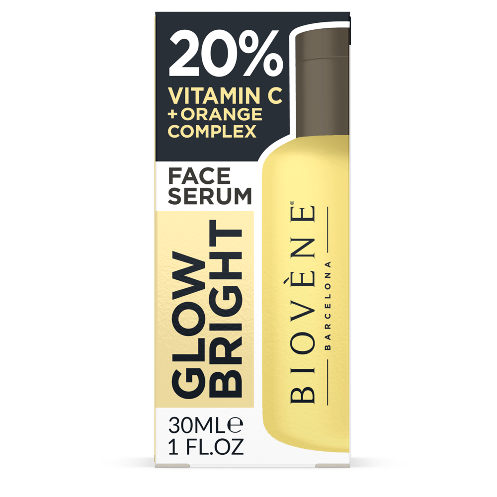 GLOW BRIGHT 20% Vitamin C + Orange Complex Facial Serum Treatment