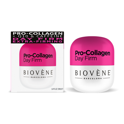 PRO-COLLAGEN DAY FIRM Extra-Firming Day Cream Moisturizer with Collagen, Q10, Caffeine &amp; Organic Rosehip